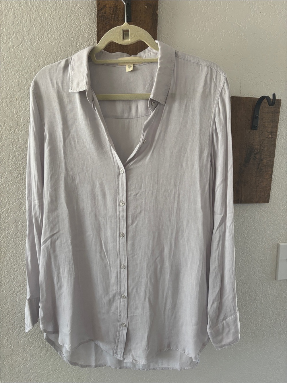 cloth & stone Light Gray Women's Button-Down Blouse